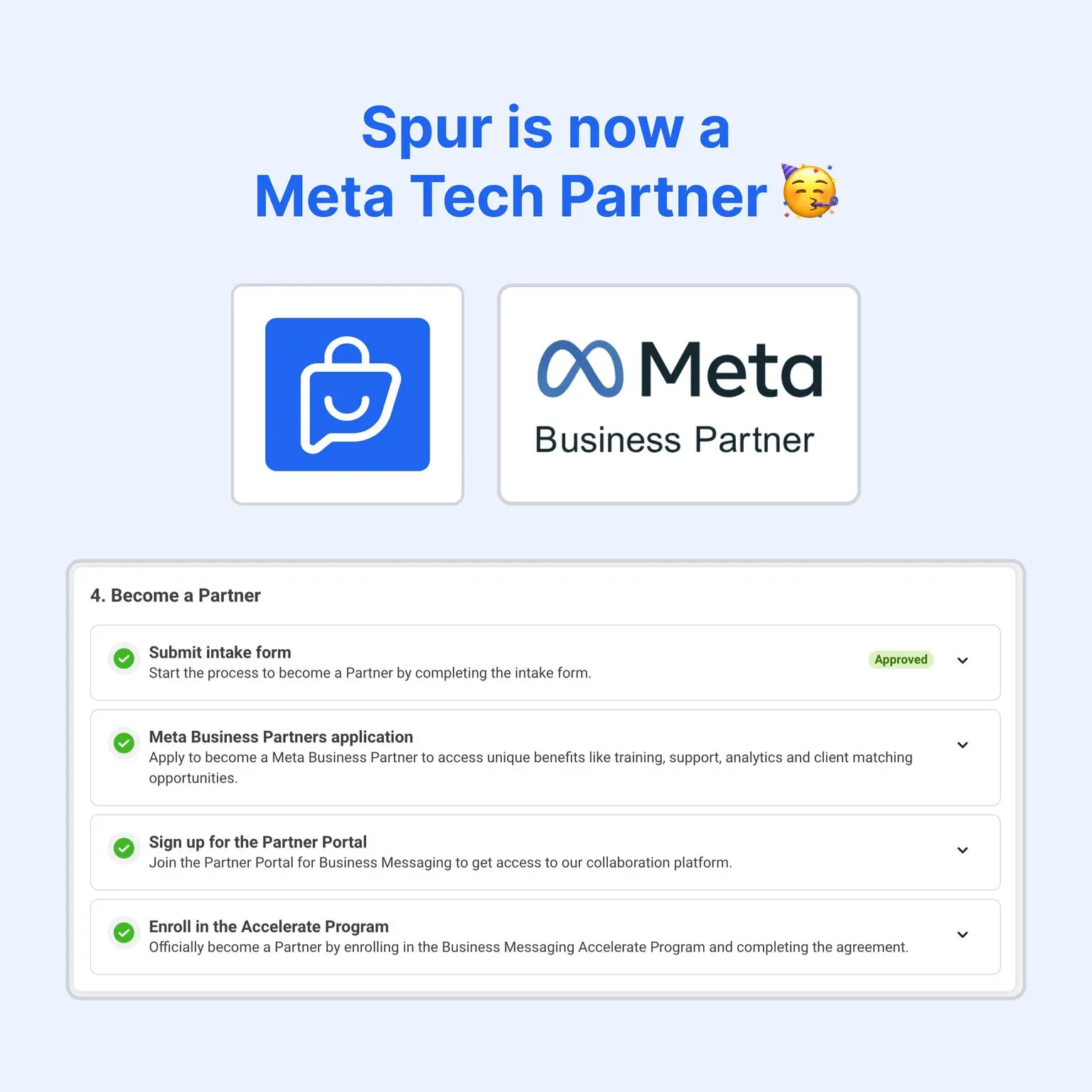 Spur is an official Instagram partner